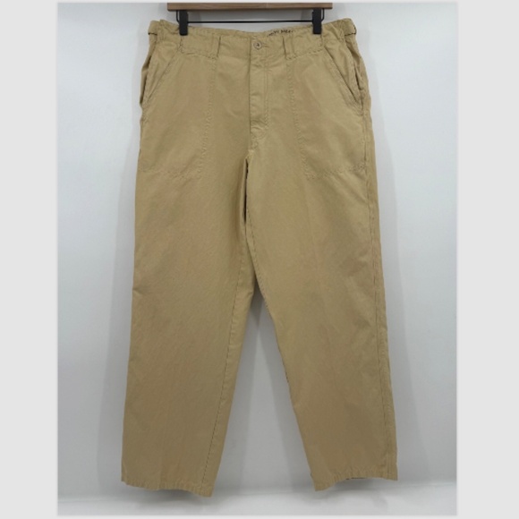 Tommy Bahama Other - Tommy Bahama Pants Men 34 Beige Silk Blend Relax Resortwear Straight Leg